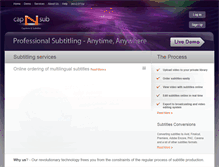 Tablet Screenshot of capnsub.com